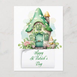 Cartes Pour Fêtes Annuelles Saint Patrick's Day Leprechaun House