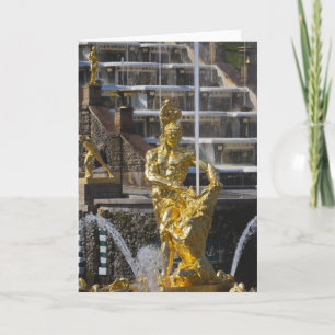 Cartes Pour Fêtes Annuelles Saint-Pétersbourg, fontaines de Grand Cascade