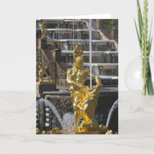 Cartes Pour Fêtes Annuelles Saint-Pétersbourg, Fontaines de la Grande Cascade