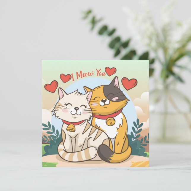 Cartes Pour Fêtes Annuelles Saint Valentin (Debout devant)