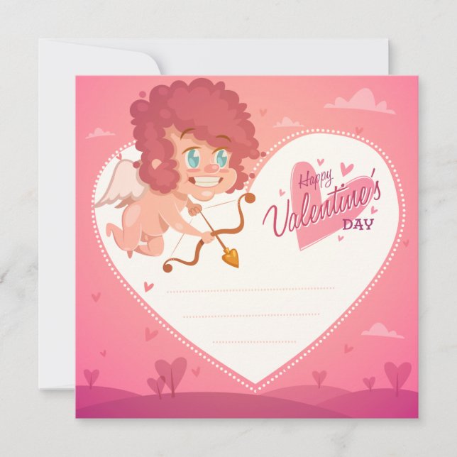 Cartes Pour Fêtes Annuelles Saint Valentin (Devant)