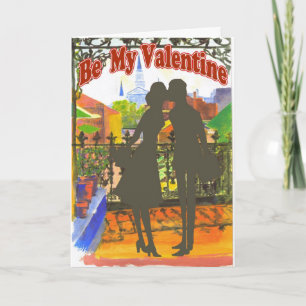 Cartes Pour Fêtes Annuelles Saint-Valentin à la Nouvelle-Orléans