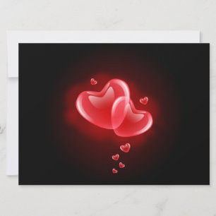 Cartes Pour Fêtes Annuelles Saint Valentin, coeur éblouissant