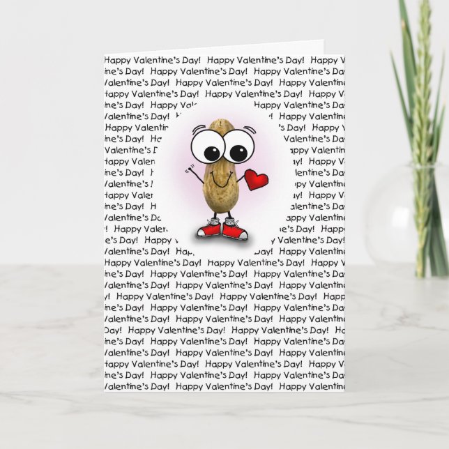 Cartes Pour Fêtes Annuelles Saint Valentin Des noix d'arachide sur vous (Devant)