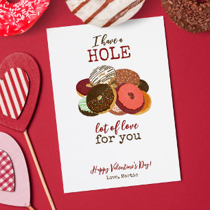 Cartes Pour Fêtes Annuelles Saint-Valentin Donut
