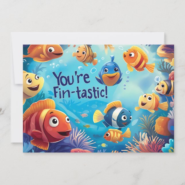 Cartes Pour Fêtes Annuelles Saint-Valentin fin-amical pour enfants (Devant)