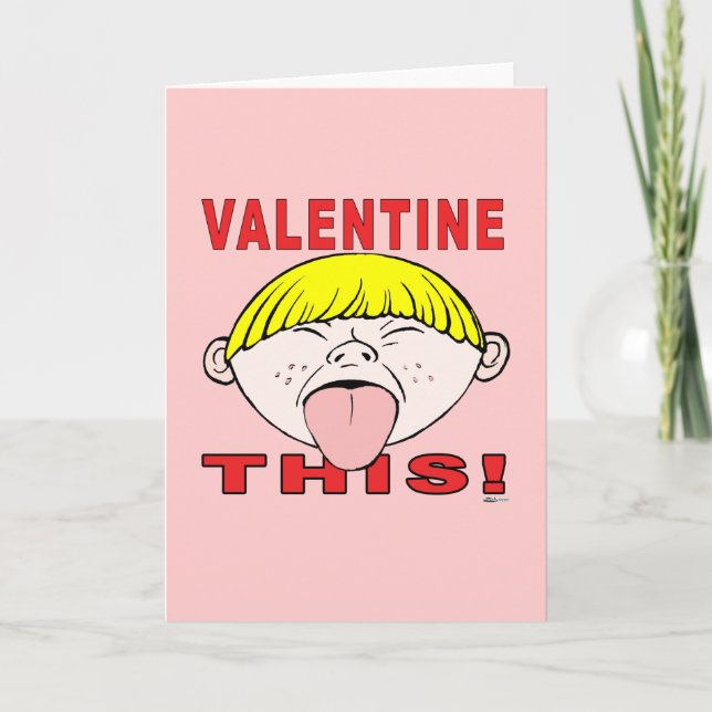 Cartes Pour Fêtes Annuelles Saint Valentin ! Garçon (Devant)