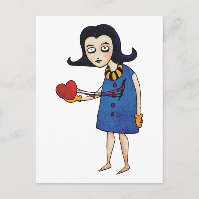 Cartes Pour Fêtes Annuelles Saint-Valentin gothique (Devant)