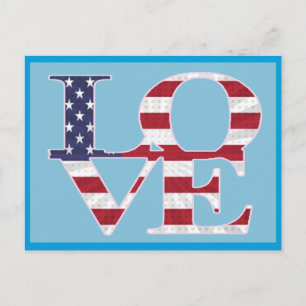 Cartes Pour Fêtes Annuelles Saint-Valentin patriotique