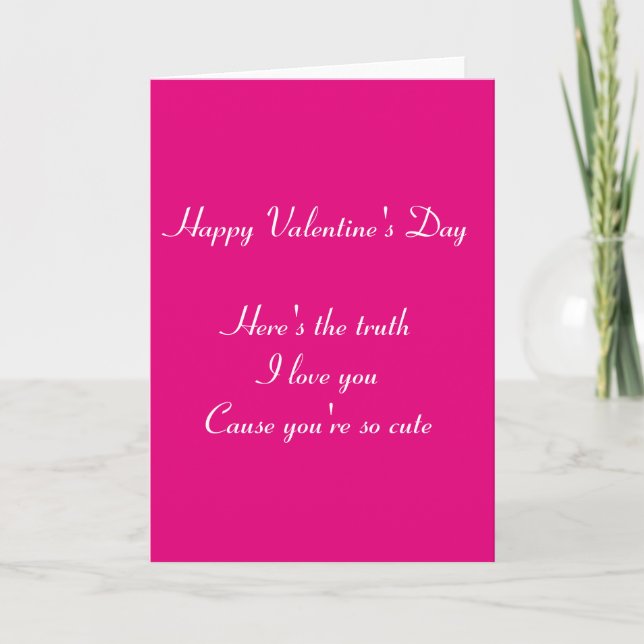Cartes Pour Fêtes Annuelles Saint-Valentin, petit-fils de la petite-fille (Devant)