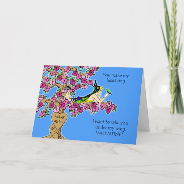 Cartes Pour Fêtes Annuelles Saint Valentin pour femme, Noms de sculptures dans (Devant)