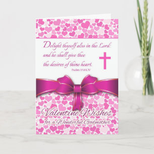 Cartes Pour Fêtes Annuelles Saint Valentin religieux pour Godmère, Psaume 37:4