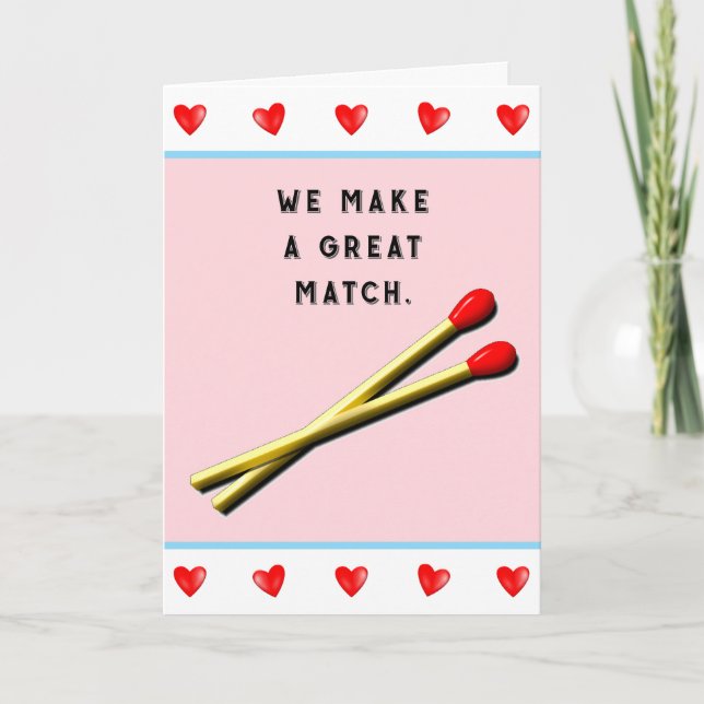 Cartes Pour Fêtes Annuelles Saint-Valentin romantique et drôle (Devant)