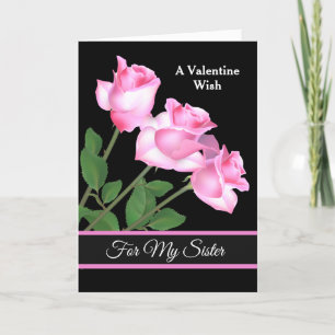 Cartes Pour Fêtes Annuelles Saint Valentin - Roses roses roses roses pour ma s