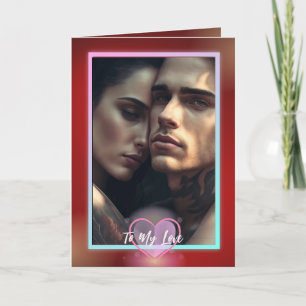 Cartes Pour Fêtes Annuelles Saint-Valentin rouge sang rosissant