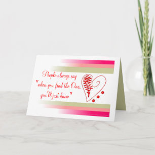 Cartes Pour Fêtes Annuelles Saint-Valentin Salutation romantique
