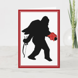 Cartes Pour Fêtes Annuelles Saint Valentin Sasquatch