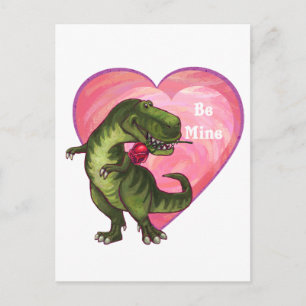 Cartes Pour Fêtes Annuelles Saint Valentin Tyrannosaurus