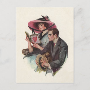 Cartes Pour Fêtes Annuelles Saint-Valentin victorien vintage Amour et Romance