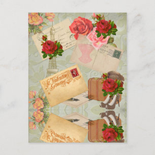Cartes Pour Fêtes Annuelles Saint-Valentin vintage