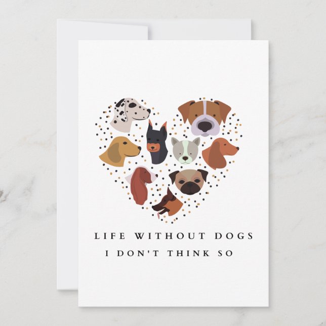 Cartes Pour Fêtes Annuelles Saint-Valentin XOXO Mignon Animal Chien Toutou Pho (Devant)