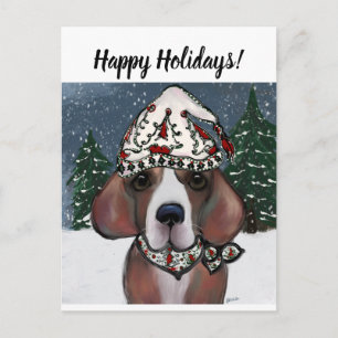 CARTES POUR FÊTES ANNUELLES SAINTE BEAGLE