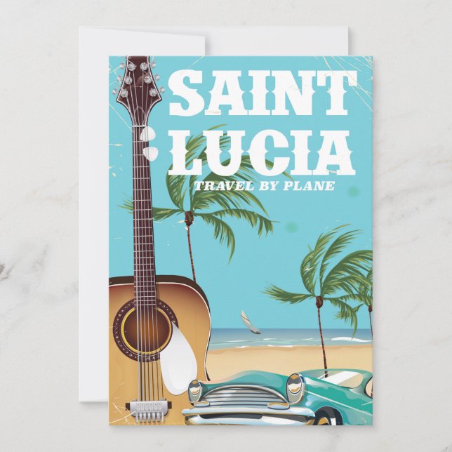 Cartes Pour Fêtes Annuelles Sainte-Lucie rétro Art de l'affiche (Devant)