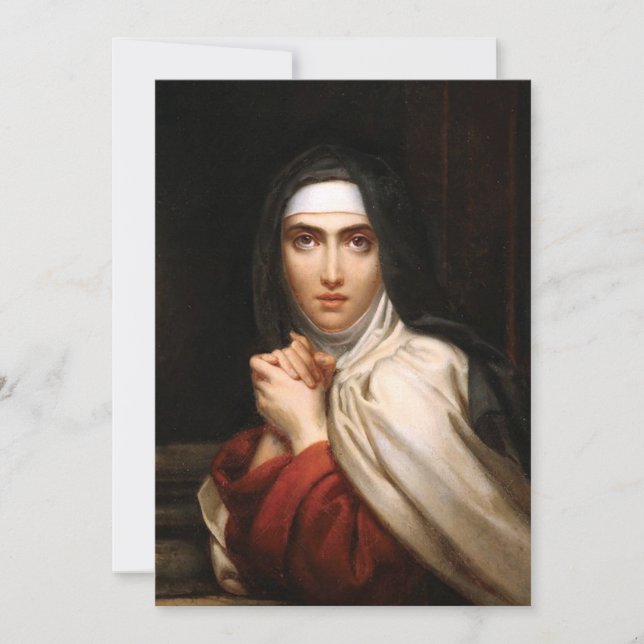 Cartes Pour Fêtes Annuelles Sainte Thérèse de Jésus (Devant)