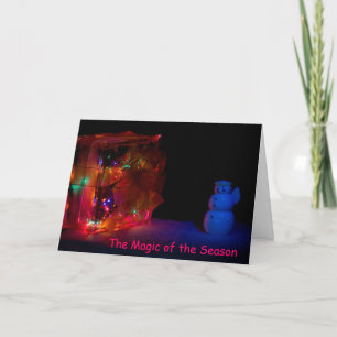 Cartes Pour Fêtes Annuelles Saison de Noël magique