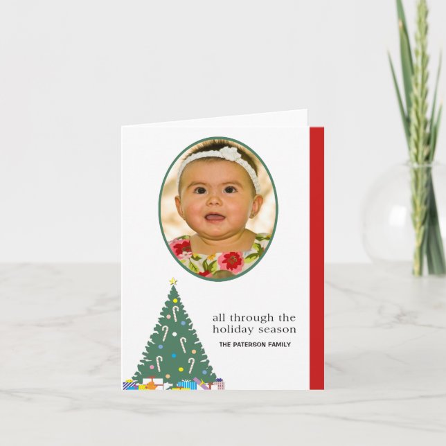 Cartes Pour Fêtes Annuelles saison des vacances (Devant)