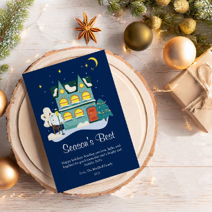 Cartes Pour Fêtes Annuelles Saisons modernes Meilleur appartement de Noël