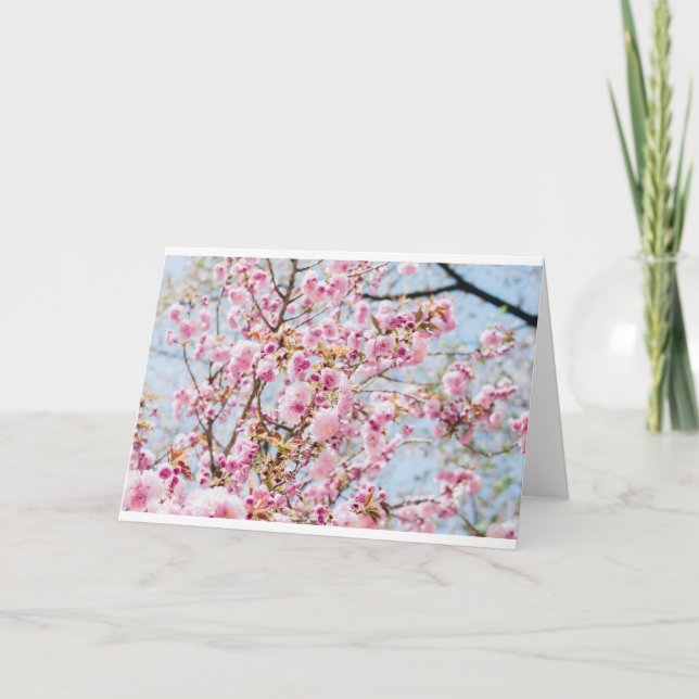 Cartes Pour Fêtes Annuelles sakura asie (Devant)