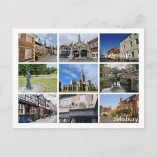Cartes Pour Fêtes Annuelles Salisbury Holiday Postcard