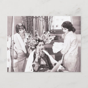 Cartes Pour Fêtes Annuelles Salon de coiffure rétro