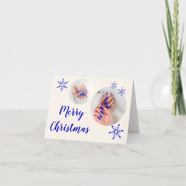 Cartes Pour Fêtes Annuelles Salon ou Noël spa ou (Devant)