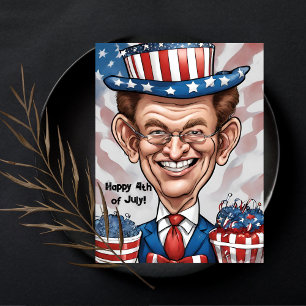 Cartes Pour Fêtes Annuelles Salut patriotique