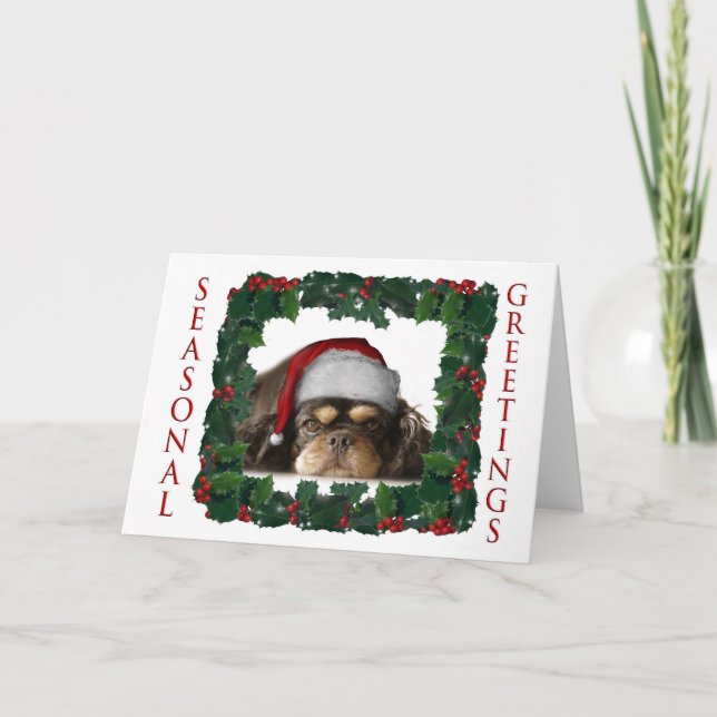 CARTES POUR FÊTES ANNUELLES SALUT SAISONNIER (Devant)