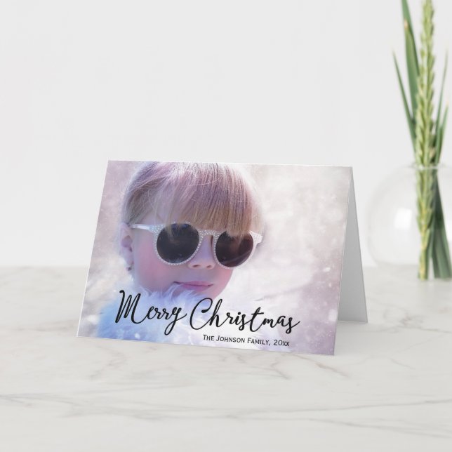 Cartes Pour Fêtes Annuelles Salutation de Noël (Devant)