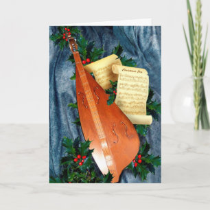 Cartes Pour Fêtes Annuelles Salutation de Noël musicale