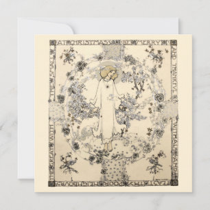 Cartes Pour Fêtes Annuelles Salutation de Noël Vintage par Jessie Marion King