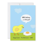 Salutation de Pâques amusante