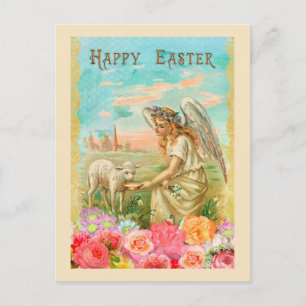Cartes Pour Fêtes Annuelles Salutation de Pâques vintage