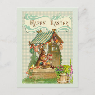 Cartes Pour Fêtes Annuelles Salutation de Pâques vintage
