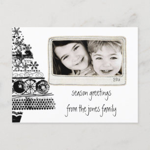 Cartes Pour Fêtes Annuelles salutation de saison croquis de Noël