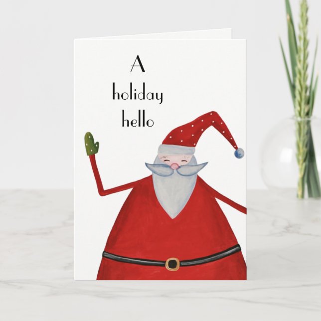 Cartes Pour Fêtes Annuelles Salutation gaie de Noël d'amusement de vacances de (Devant)