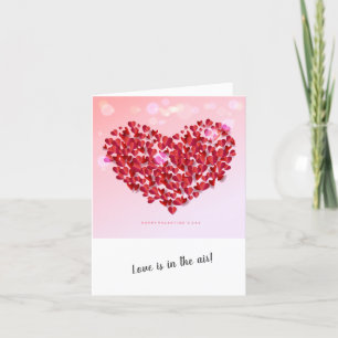 Cartes Pour Fêtes Annuelles Salutation Heureuse Sainte-Valentin