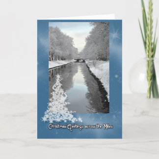 Cartes Pour Fêtes Annuelles Salutations à travers les Miles
