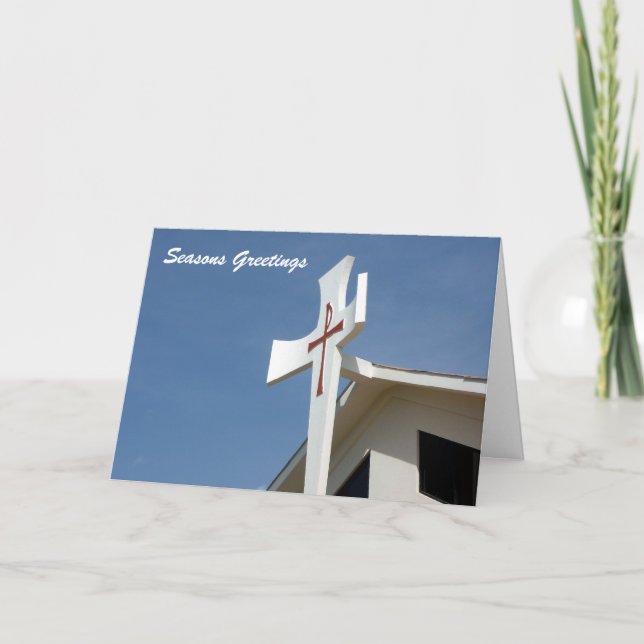 Cartes Pour Fêtes Annuelles salutations croisées (Devant)