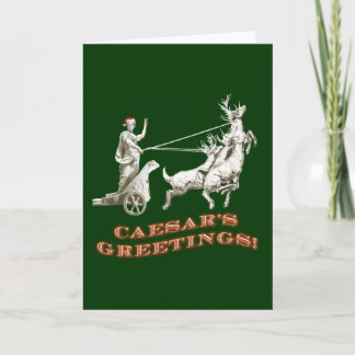 Cartes Pour Fêtes Annuelles Salutations de CAESARS