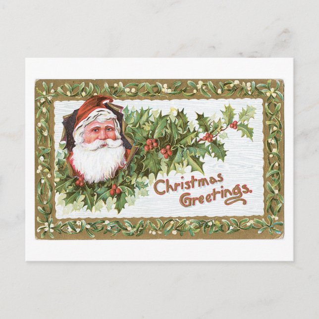 Cartes Pour Fêtes Annuelles Salutations de Noël (Devant)